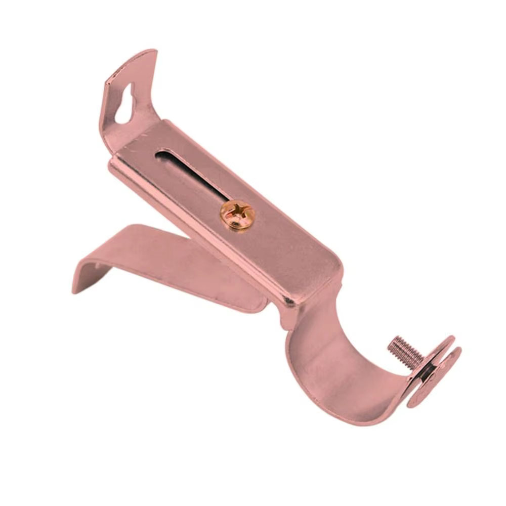 Accessoires de rideaux : Supports métalliques réglables pour tringles à rideaux, crochets de suspens
