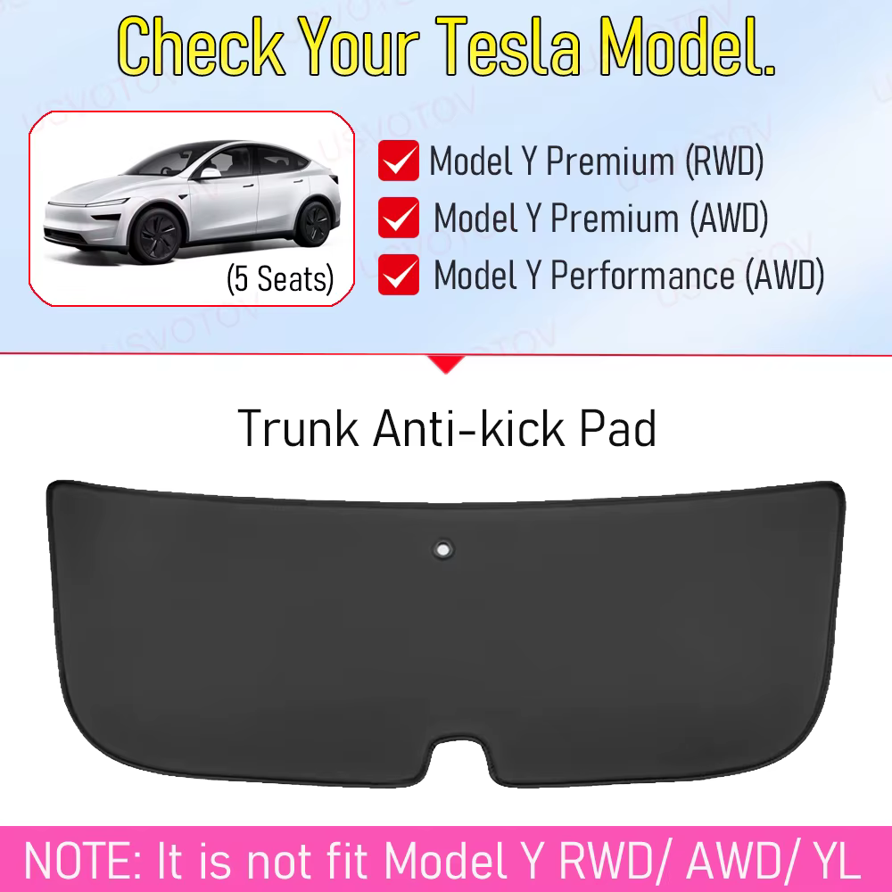 Tapis de coffre pour Tesla Model Y 2025 2026 Premium Juniper, tapis de protection en cuir pour hayon