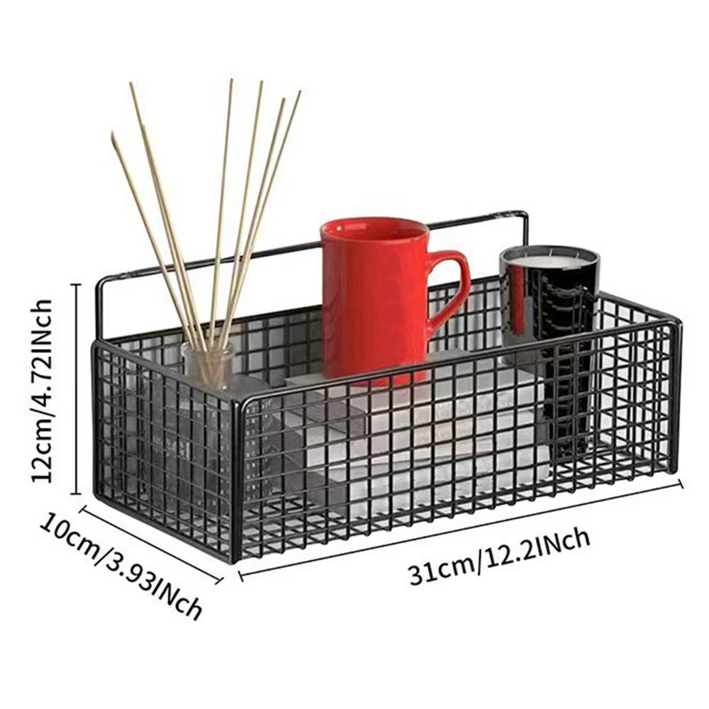 Caddie de douche panier accessoires de salle de bain sans perçage adhésif douche étagère murale anti