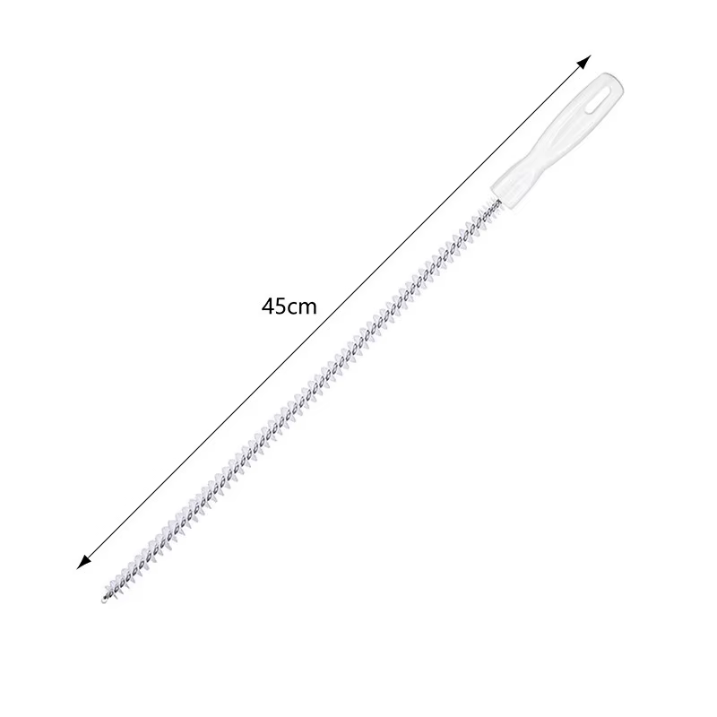 Brosse de dragage de tuyaux, salle de bains, cheveux d'égout, brosse de nettoyage d'évier, nettoyeur