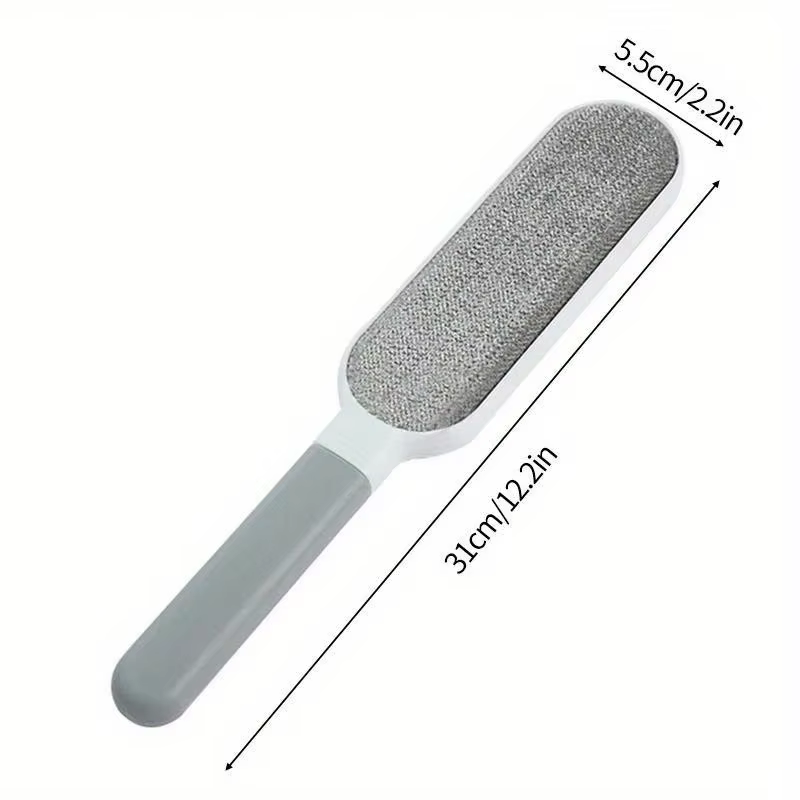 Épilateur Double face pour animaux de compagnie, brosse à peluches collante électrostatique manuelle