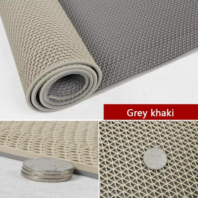 Tapis de salle de bain en PVC épais de qualité commerciale, tapis de sol de douche, poids 1800G, tap