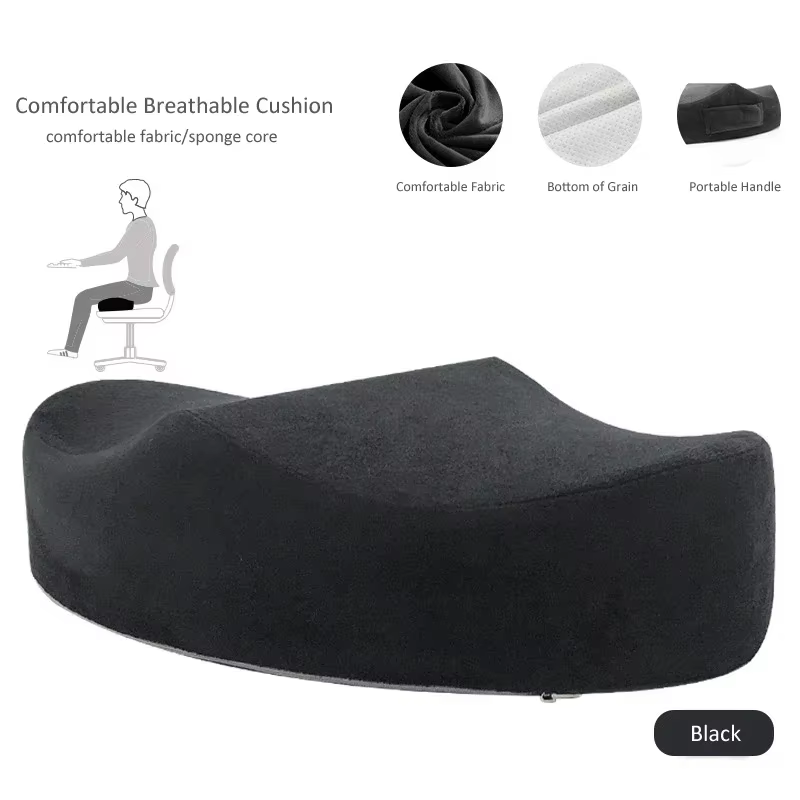 Coussin de chaise à mémoire de forme pour la maison, oreiller de soutien fessier pour le bureau, cou