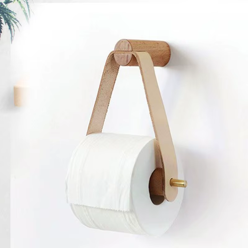 1 pièce ajoutez une touche de charme rustique à votre salle de bain avec ce porte-rouleau de papier 