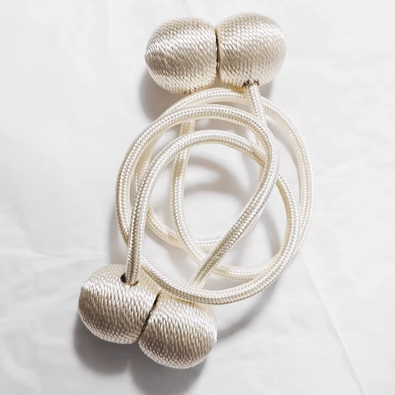 2 dossiers de rideaux, un ensemble de paires, cordes magnétiques, boucles de rideau magnétiques de l