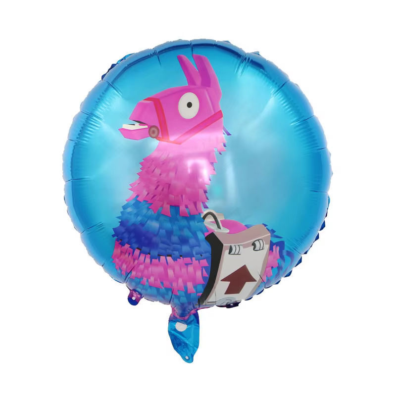 Décoration de fête d'anniversaire pour jeux vidéo, dessin animé alpaga lama, nappe, réception-cadeau