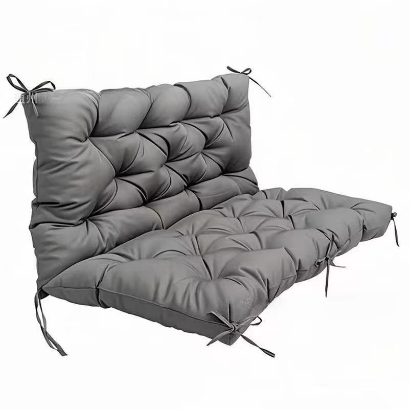 Coussin de chaise à bascule pour patio, épaisseur 5'' (12,7 cm), 60 pouces x 40 pouces avec attaches