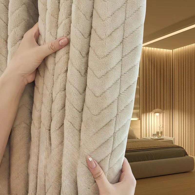 Rideau chaud insonorisé et résistant au froid, pour chambre à coucher, salon, route super profession