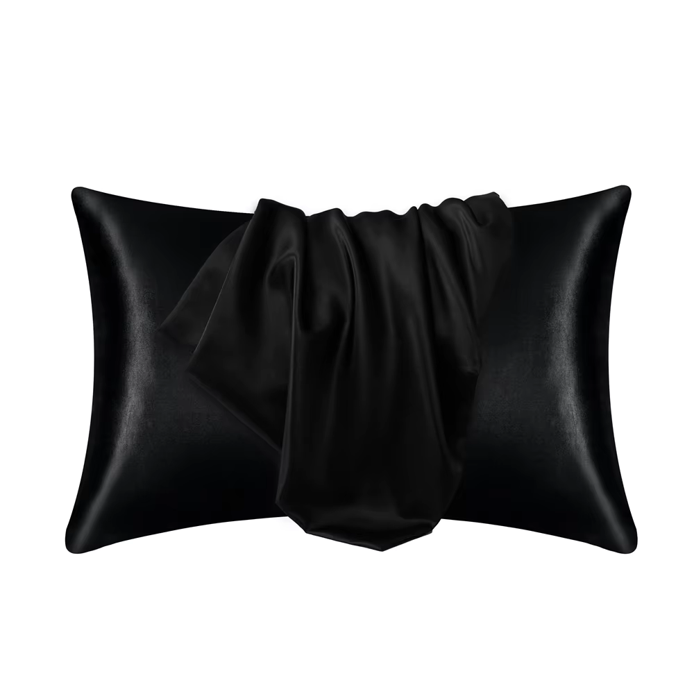 Taie d'oreiller en soie, housse de coussin en satin soyeux pour la beauté des cheveux, taie d'oreill