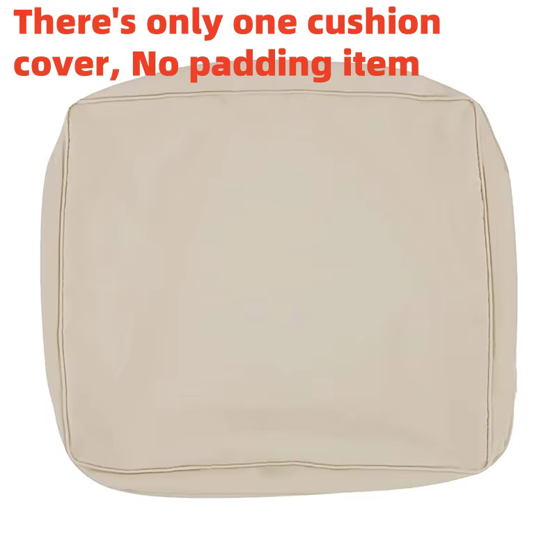 Housse de coussin de canapé à fermeture éclair tout compris, 1 pièce, adaptée à l'extérieur, housse 