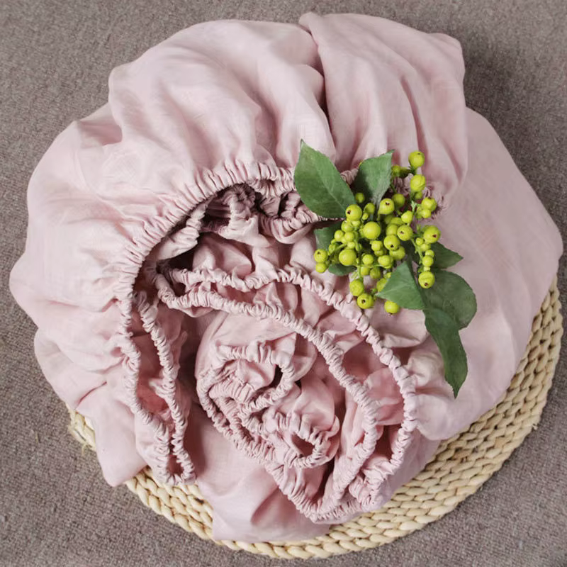 Drap-housse en lin 100% lin, housse de matelas, drap-housse AREX lavé à la pierre naturelle, literie