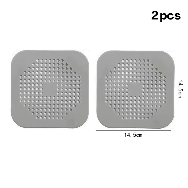 Drain absorbant carré en Silicone pour les canalisations, les cuisines, les salles de bains et les d
