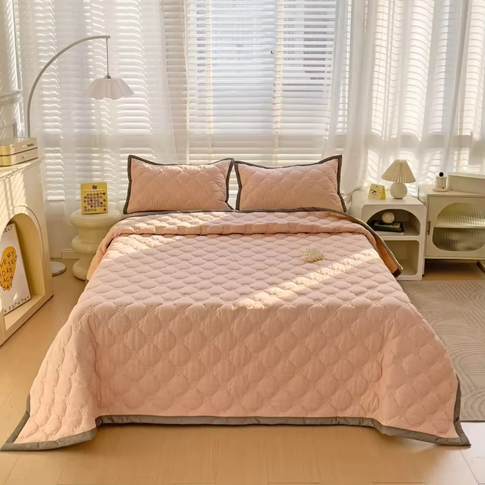Couvre-lit matelassé de Style écossais, drap de lit épais, couverture de maison, housse de lit respe