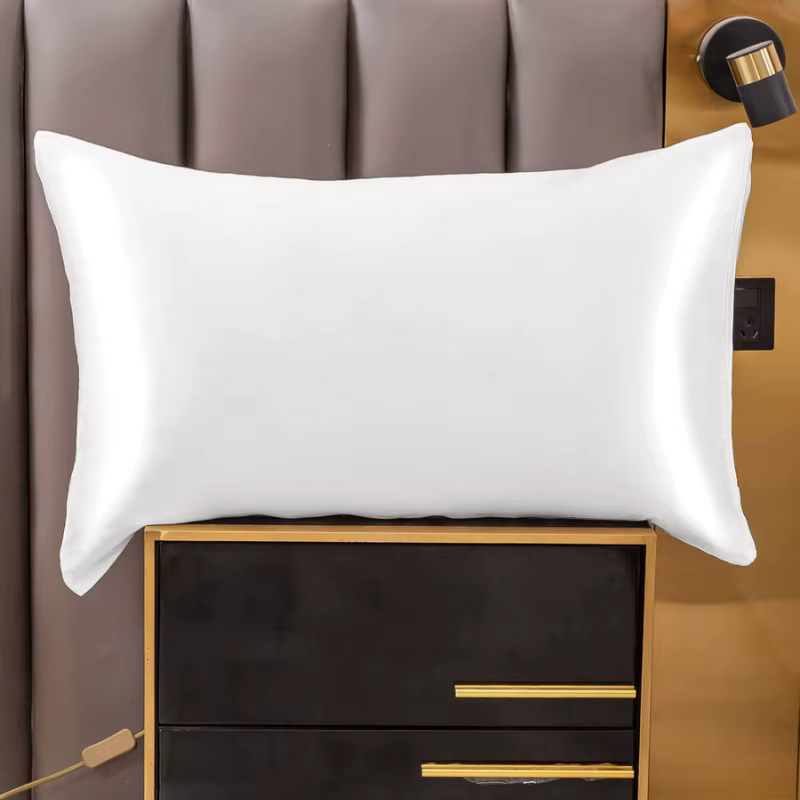 Taie d'oreiller décorative de luxe solide, 100% naturel, mûrier, Snap19 Momme, enveloppe décorative,