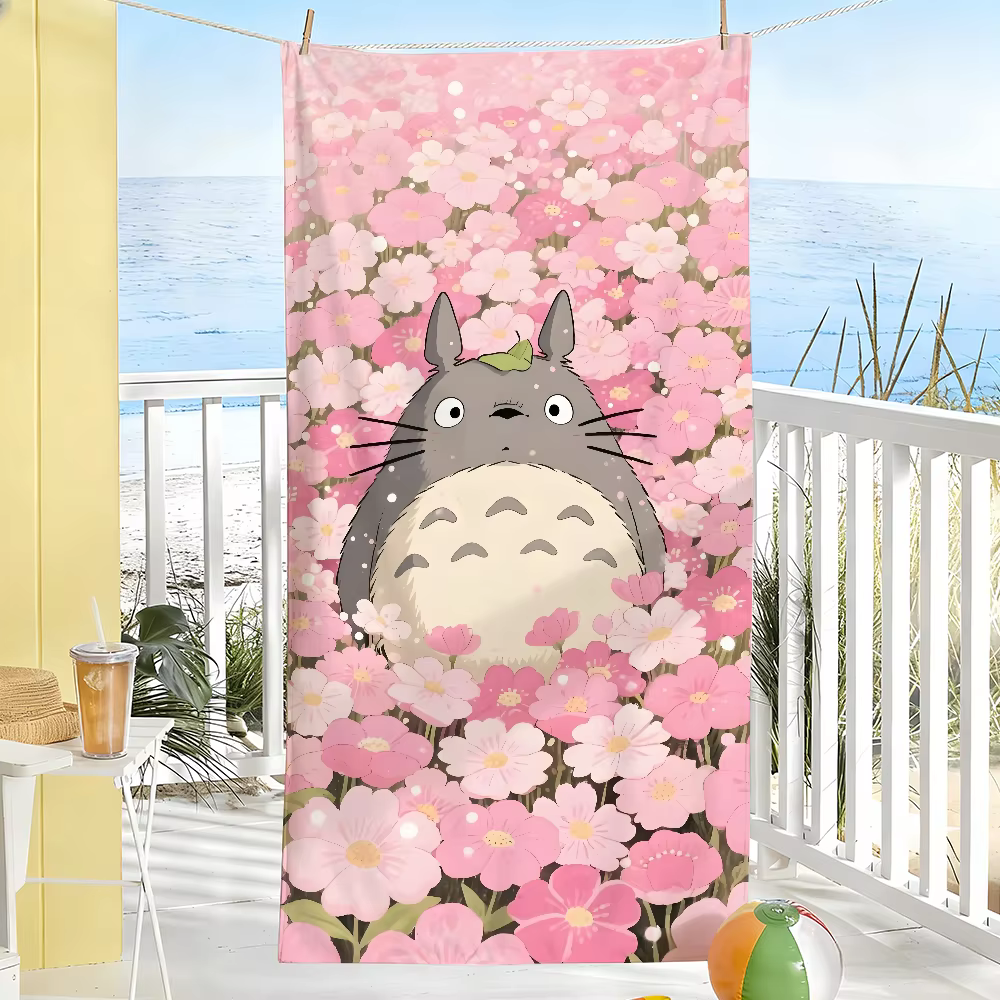 Serviette classique mignonne de dessin animé, cadeau de piscine douce pour voyage, salle de sport, d