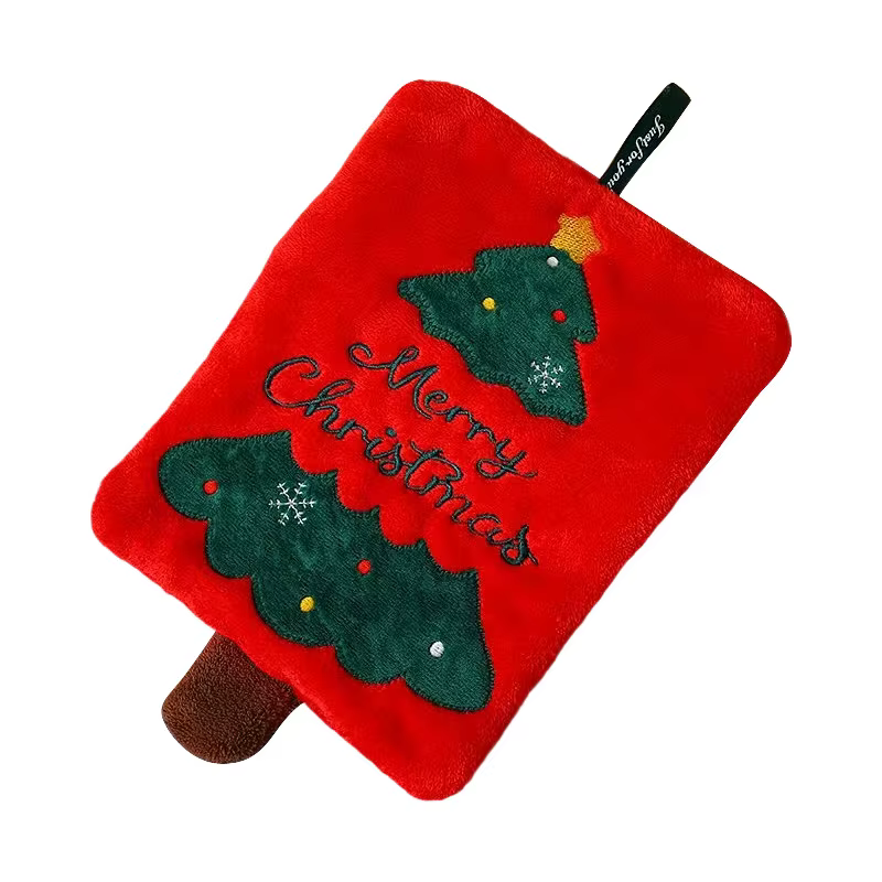 Serviette à main joyeux noël, serviette à main de noël en molleton de corail épais, jolie corde éten
