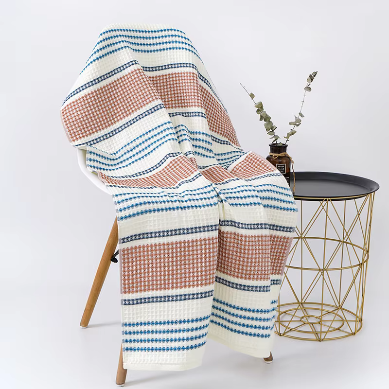 Grande Serviette de Bain en Coton Turc, Accessoire Naturel, Ultra Absorbant, Écologique, pour la Pla