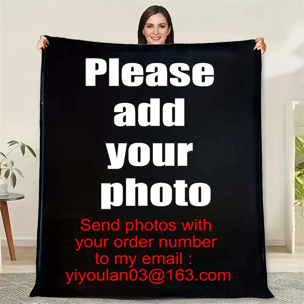 Couverture Photo personnalisée, vente en gros, livraison directe, couvertures chaudes et personnalis