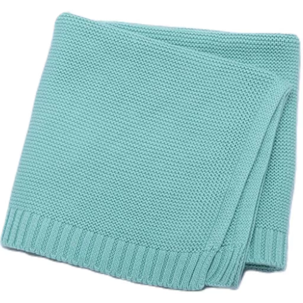 Couverture de bébé personnalisée avec nom, couverture de nom brodée, couverture tricotée avec nom de