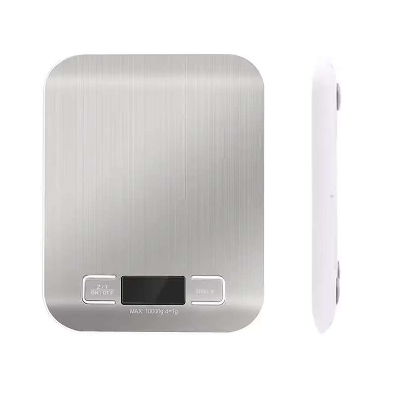 Balance électronique de cuisine en acier inoxydable, 10KG, mesure précise, cuisson des aliments dome