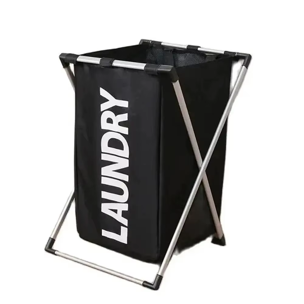 Panier à linge pliable à 3 grilles, grande capacité, organisateur de vêtements, jouets, support en a