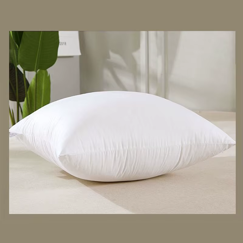 Noyau de coussin carré respirant Simple de taille Multiple, noyau d'oreiller en coton PP haute résil