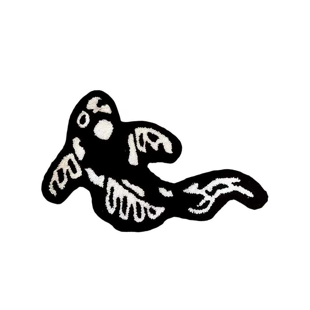 Tapis en peluche VIKAMA Cartoon Koi, lavable en machine, facile à nettoyer, tapis de sol pour salle 