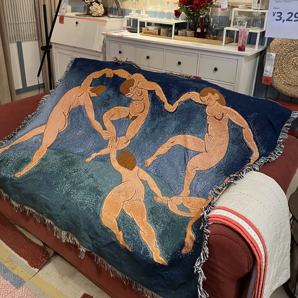 Henri Matisse – tapisserie d'artiste français, couverture de canapé, décor de lit décontracté, tapis