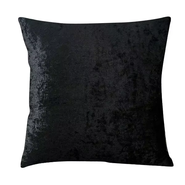 Housse de coussin Super douce en velours écrasé, pour salon, canapé, 45x45cm, décorative, nordique, 
