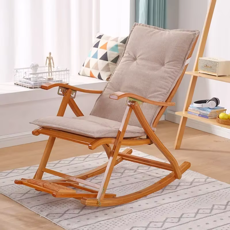 Coussin de chaise inclinable pliable, chaise à bascule, dossier haut, coussins de siège de canapé, c