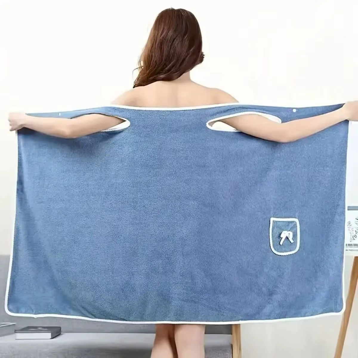 Peignoirs de bain à séchage rapide pour femmes et filles, serviettes de bain portables pour la plage