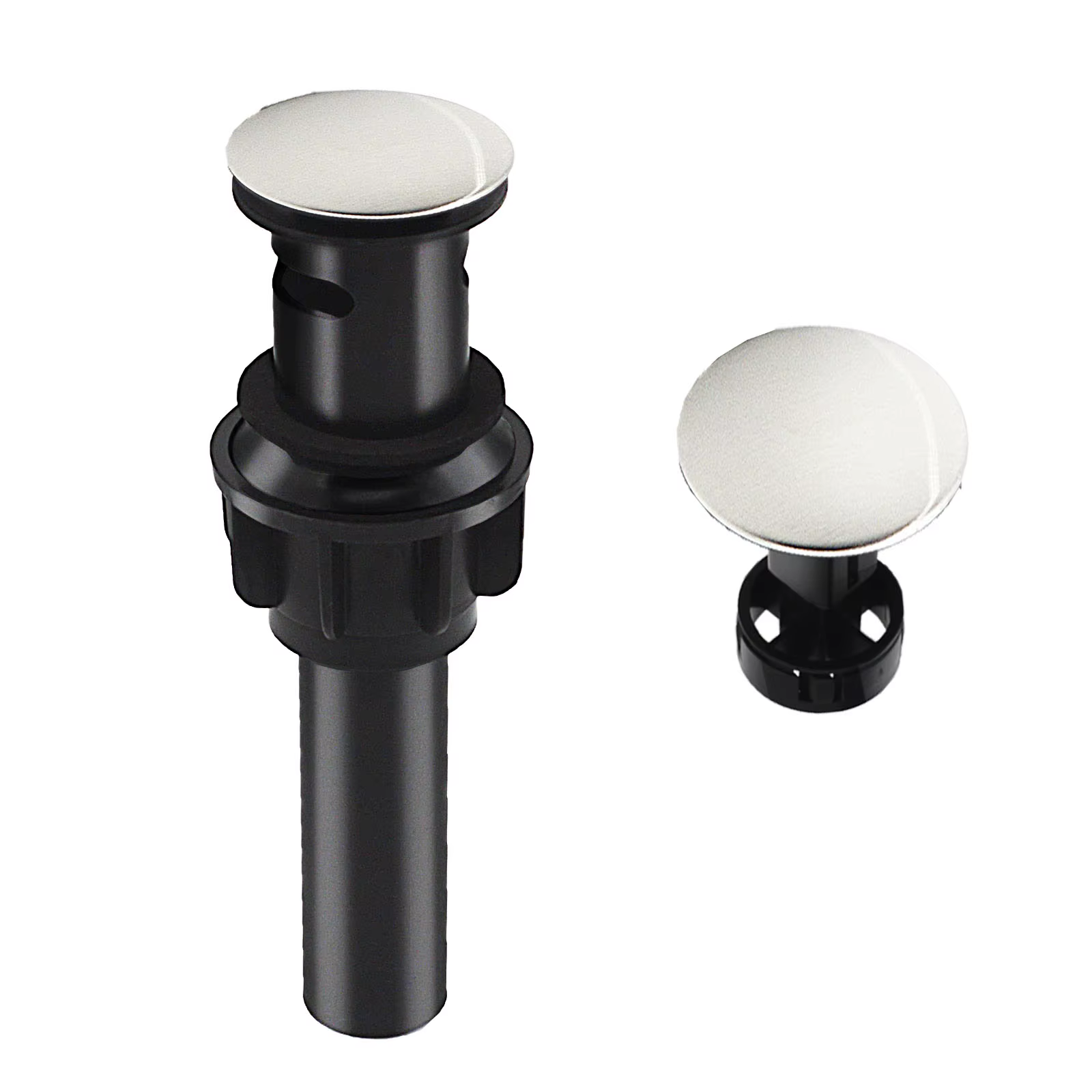 Bonde de lavabo avec siphon anti-débordement pour lavabo de salle de bain, ensemble de vidange escam