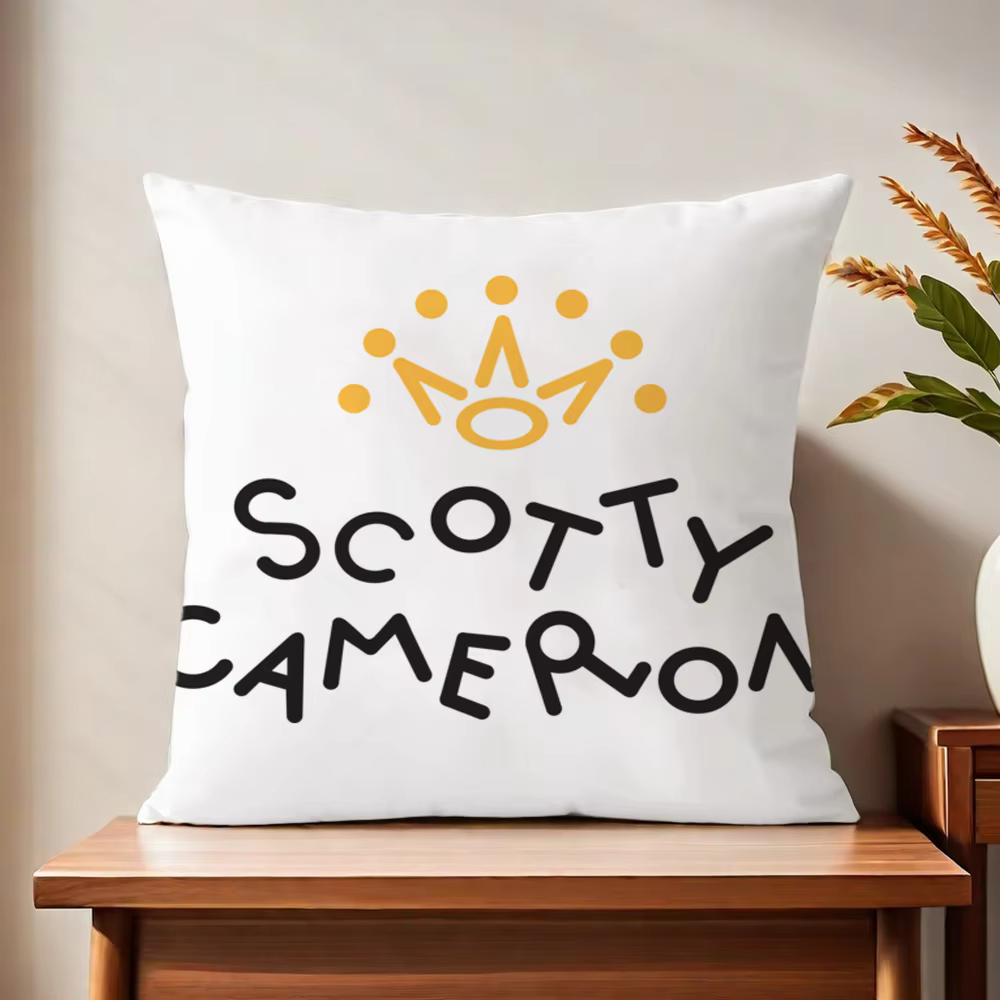 Housse de coussin S-Scotty C-Cameron, pour oreiller, impression, décoration de canapé, maison, voitu