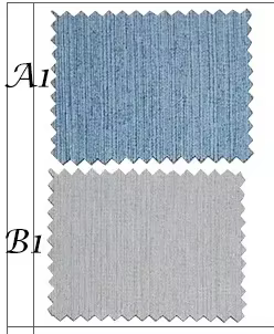 Rideaux pour salon, salle à manger, chambre à coucher, entièrement occultants, côté AB, tissu en Imi