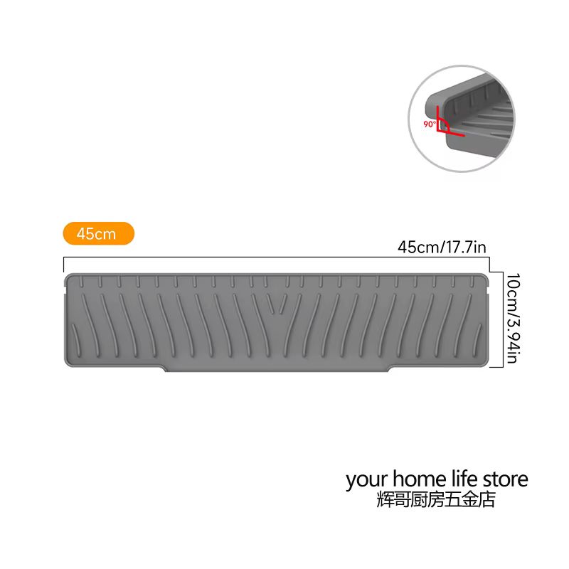Protection contre les éclaboussures pour évier de cuisine, collecteur d'éclaboussures pour tapis de 
