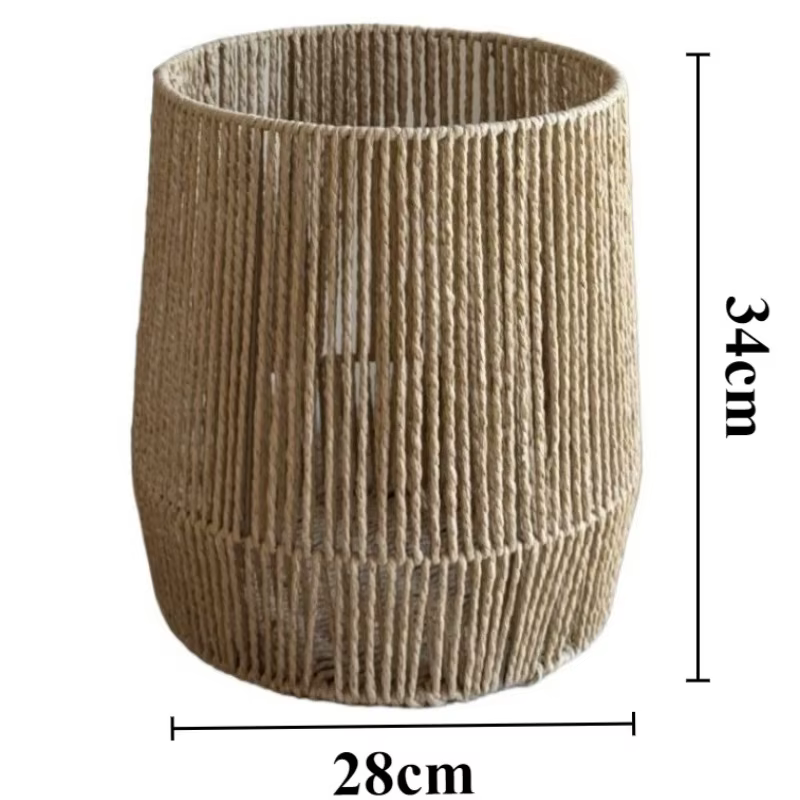 Panier à linge sale tissé, paniers de rangement ménagers, panier d'organisation en tissu moderne, pa