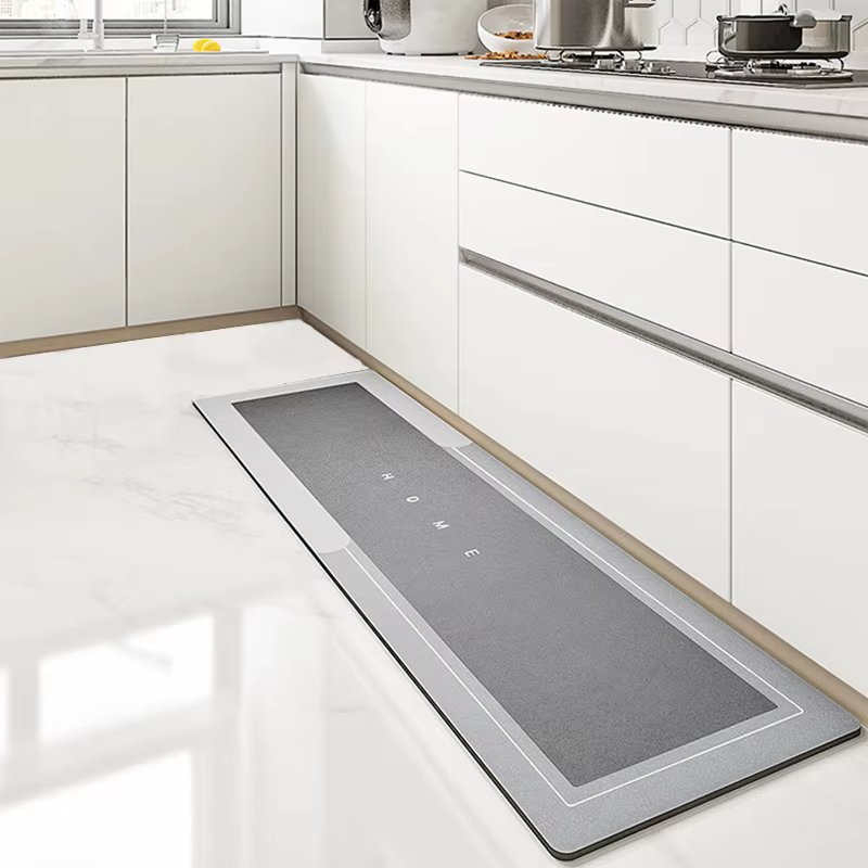 Tapis de sol de cuisine, tampon de boue de diatomée, tapis de bain Super absorbant, antidérapant, ta