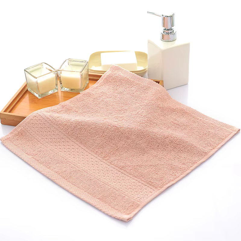Serviette de toilette 100 % coton, petite et douce, carrée, pour le visage, pour enfants, absorbante