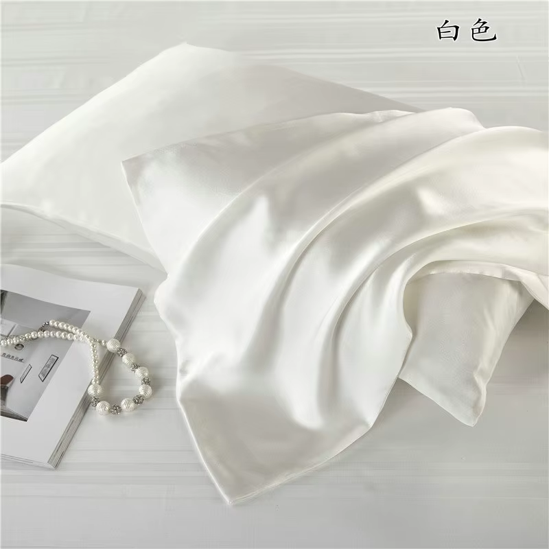 Taie d'oreiller en satin, similaire aux taies d'oreiller en soie, taille Queen, lot de 2, housses de