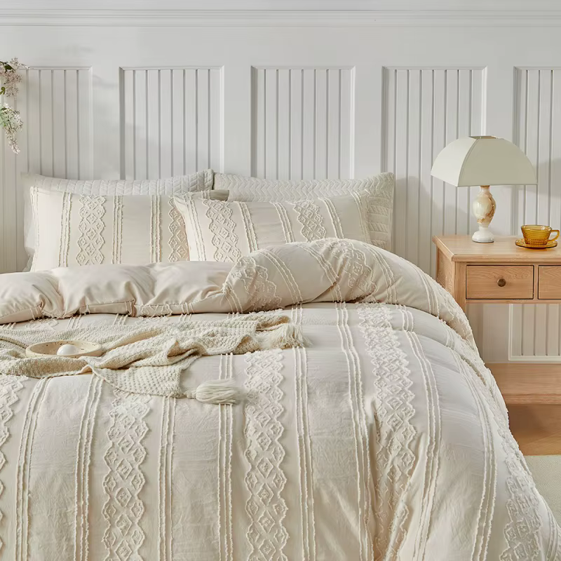 Ensemble de housse de couette + taie d'oreiller, Style Baroque européen, housse de couette + taie d'