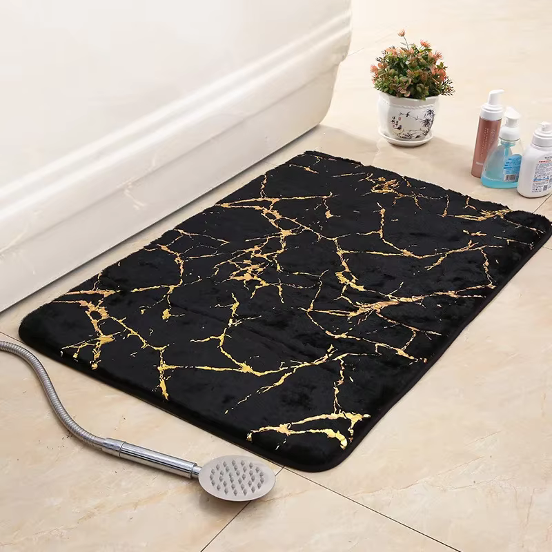 Tapis de bain moderne pour salon, petit tapis lavable pour chambre à coucher, paillasson de salle de