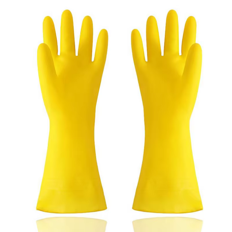 Gants de cuisine en PVC, épais et durables, pour le nettoyage des tâches ménagères, la vaisselle, im