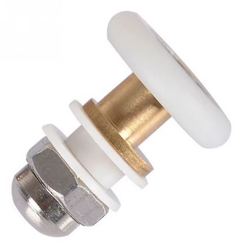 Rouleau durable pour cabine de douche, diamètre 25mm/27mm, poulie, glissières, roues