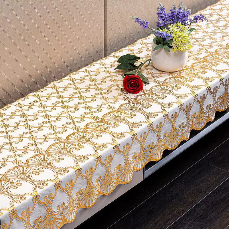 Nappe en PVC imperméable pour meuble TV, armoire à chaussures, grille, bande de spanTable, plastique