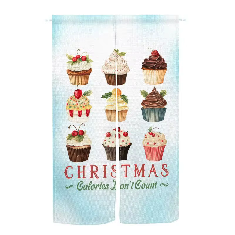 Rideau imprimé japonais VIKAMA Izakaya, semi-rideau pour entrée de restaurant et bar, rideau de sépa