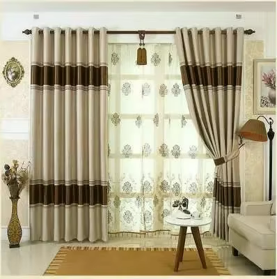 Rideaux pour salon/chambre à coucher, rideaux épais en Tulle, rideau de fenêtre prêt