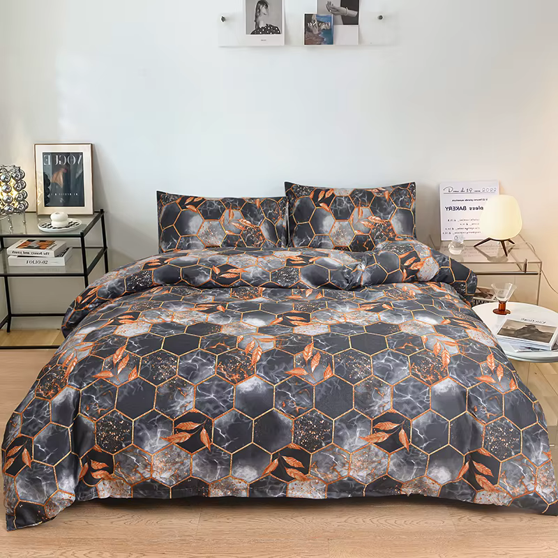 Housse de couette ou taie d'oreiller pour adulte, housse de couette double pour couple, lit simple, 
