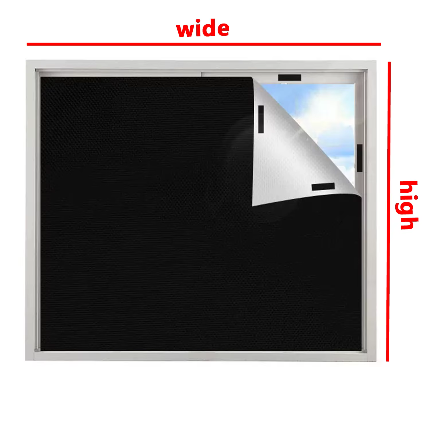 Rideau occultant 100 % sans perçage, auto-adhésif, tissu pare-soleil portable pour la maison, instal