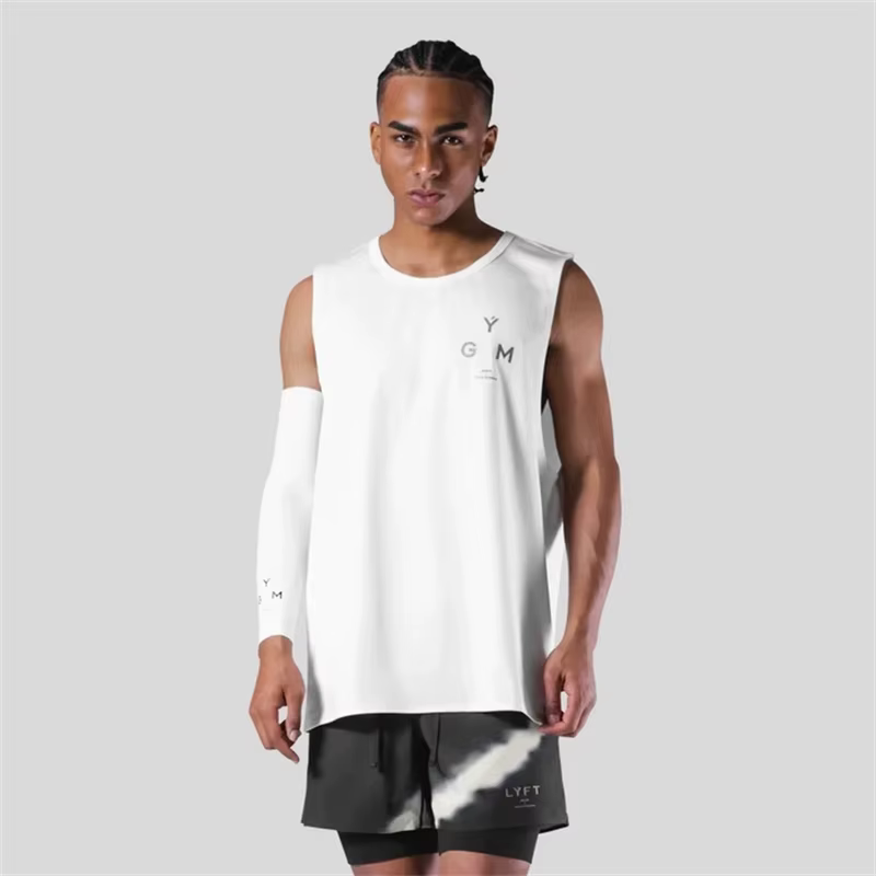 CircFT dean-Haut de musculation en coton pour homme, chemise en fibres précieuses, vêtements décontr