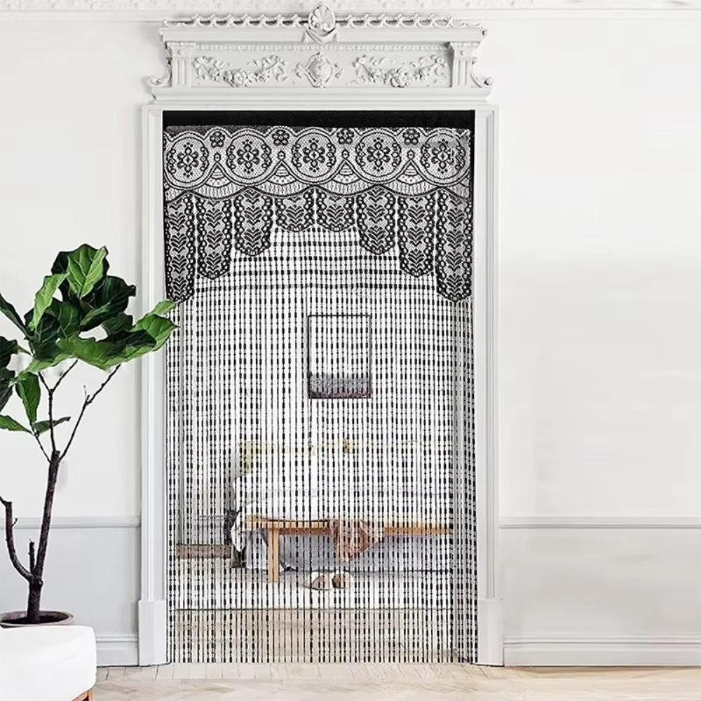 Rideau de porte en macramé bohème, rideau de séparation en jacquard, panneau de rideau de fenêtre, d